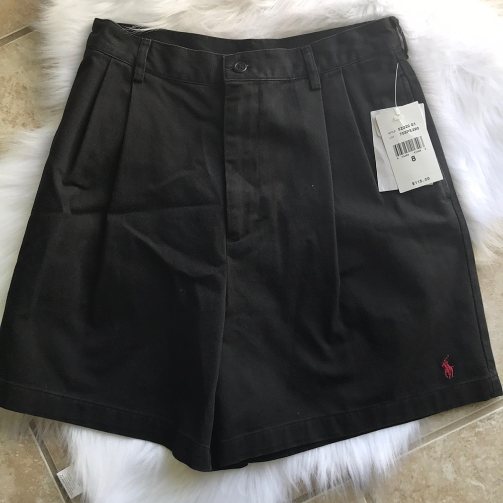 NWT Ralph Lauren black womans skirt shorts size8
